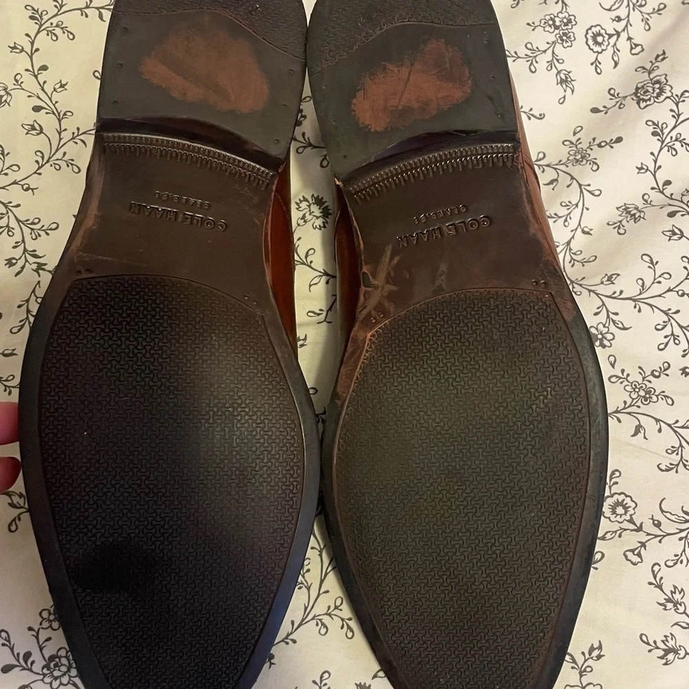 Cole Haan Tan Leather Men's Oxfords